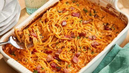 Creamy Bacon Pasta Bake