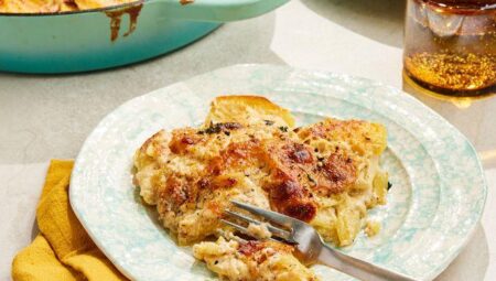 Cacio e Pepe Potato Gratin