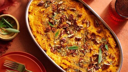 Cheesy Mashed Sweet Potatoes